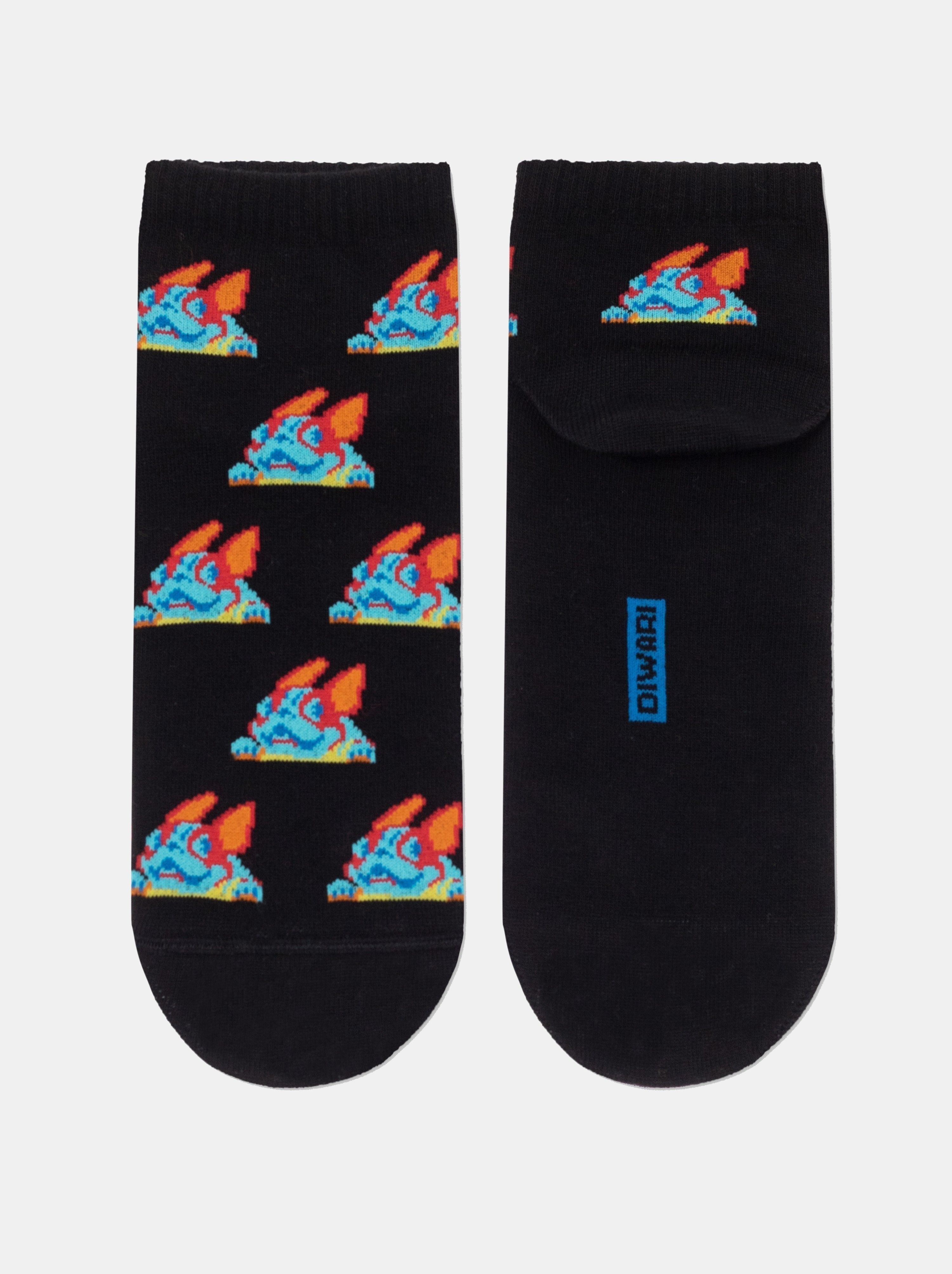 Укороченные носки из хлопка Conte ⭐️, цвет черный, размер 40-41 - фото 1