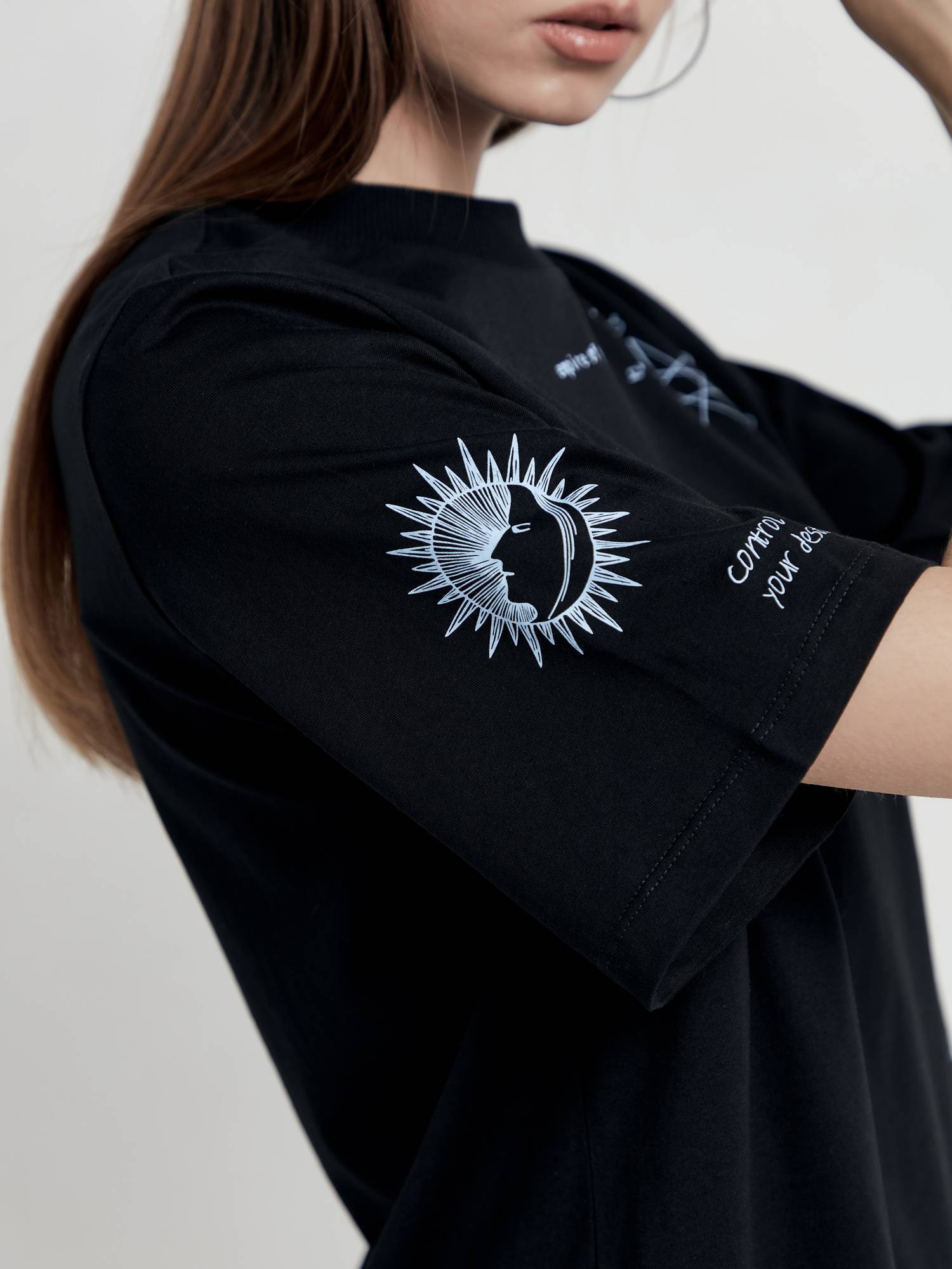 Oversize-футболка «Destinity» LD 1686 Conte ⭐️, цвет black, размер 170-84/xs - фото 1
