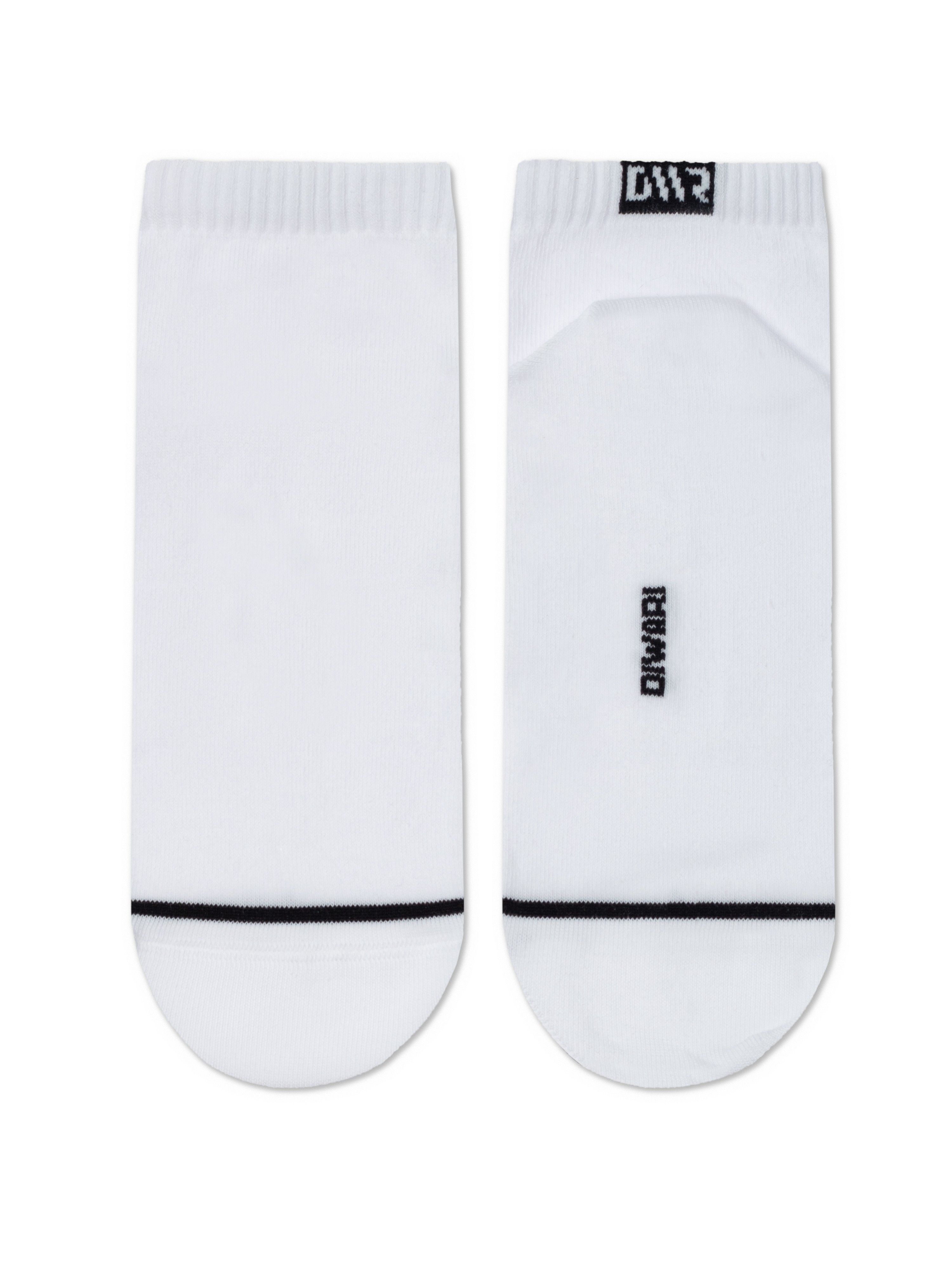 Короткие носки из хлопка с отсылкой к логотипу бренда Conte ⭐️, цвет белый, размер 40-41