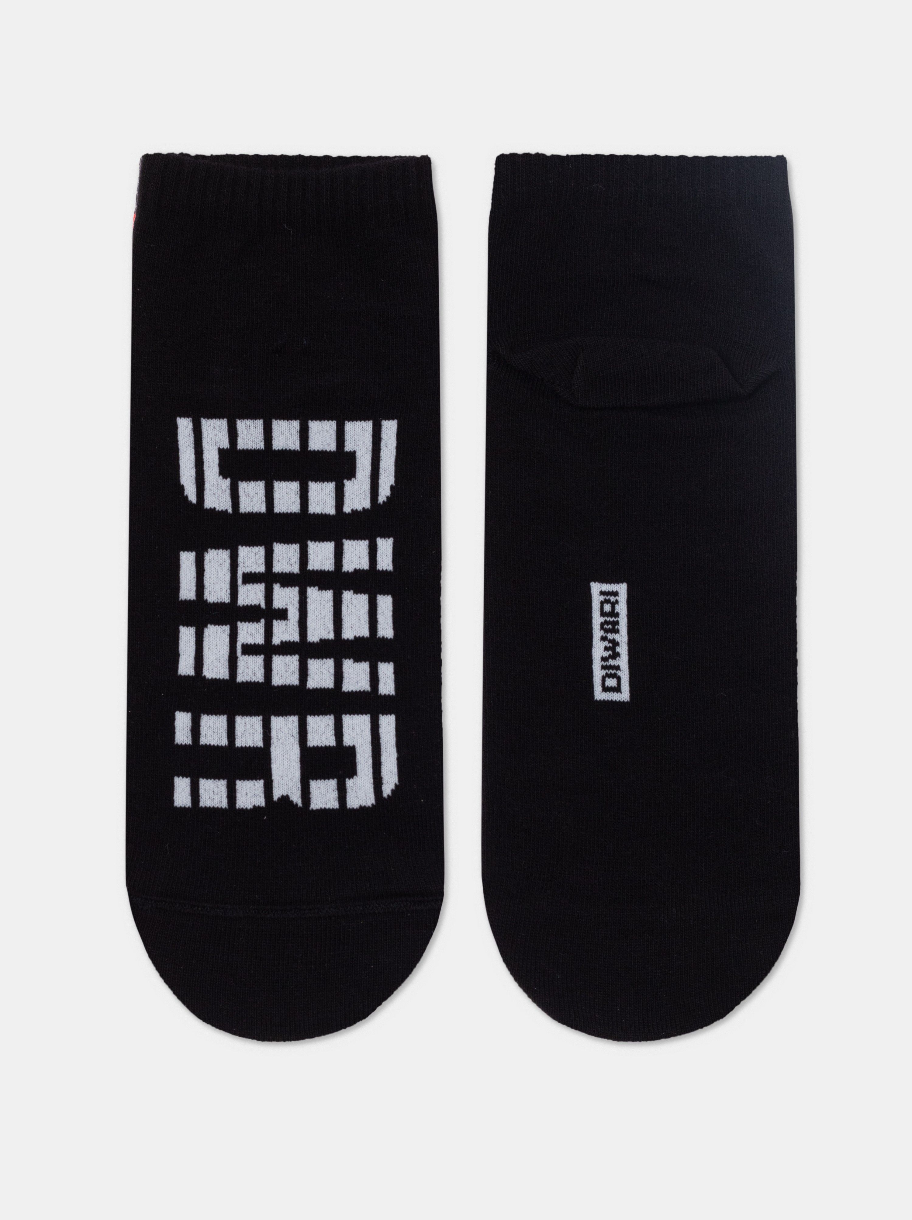 Короткие носки из хлопка с отсылкой к логотипу бренда Conte ⭐️, цвет серый, размер 40-41