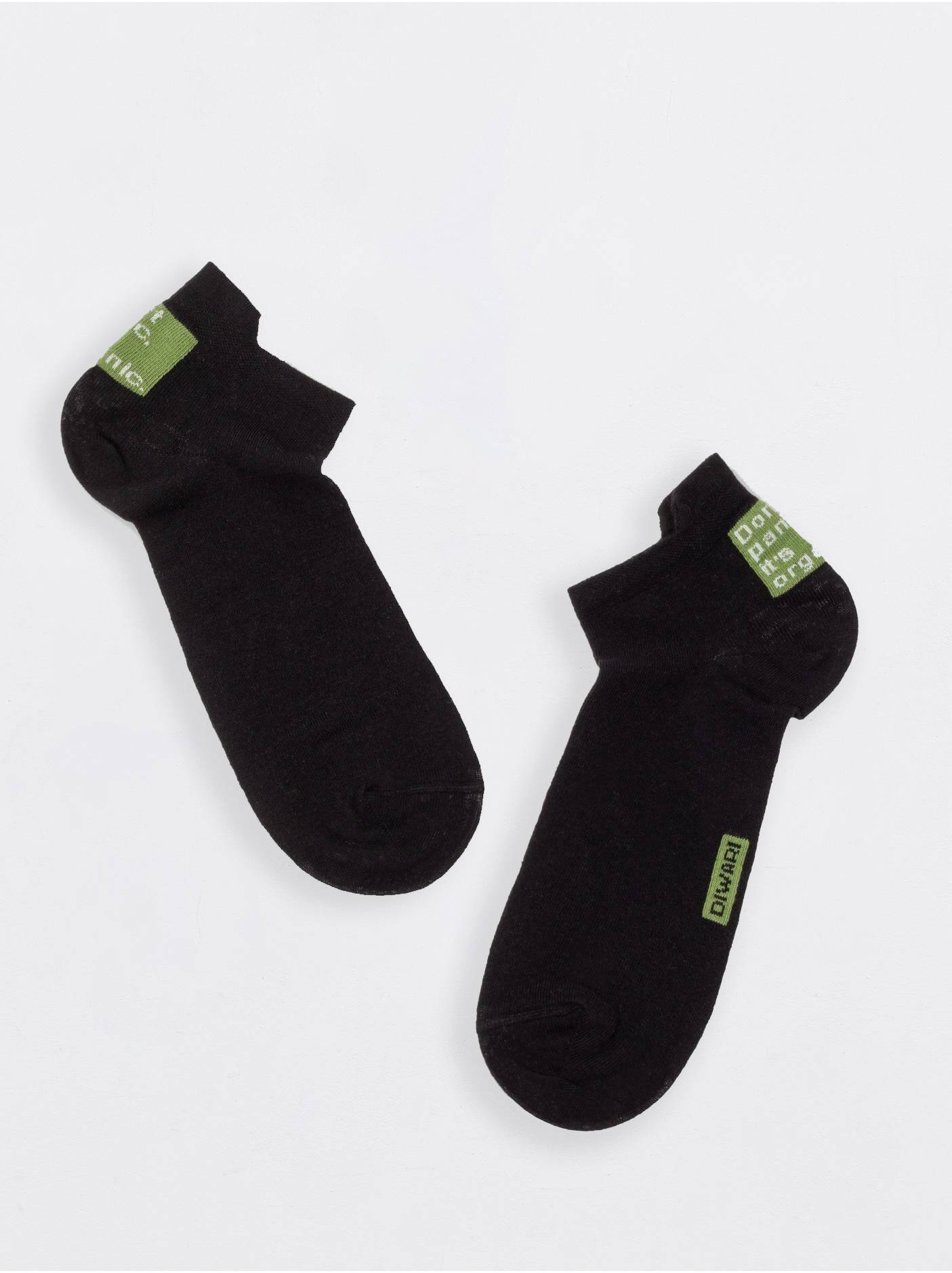 Короткие носки с хлопком и коноплей Conte ⭐️, цвет черный, размер 40-41