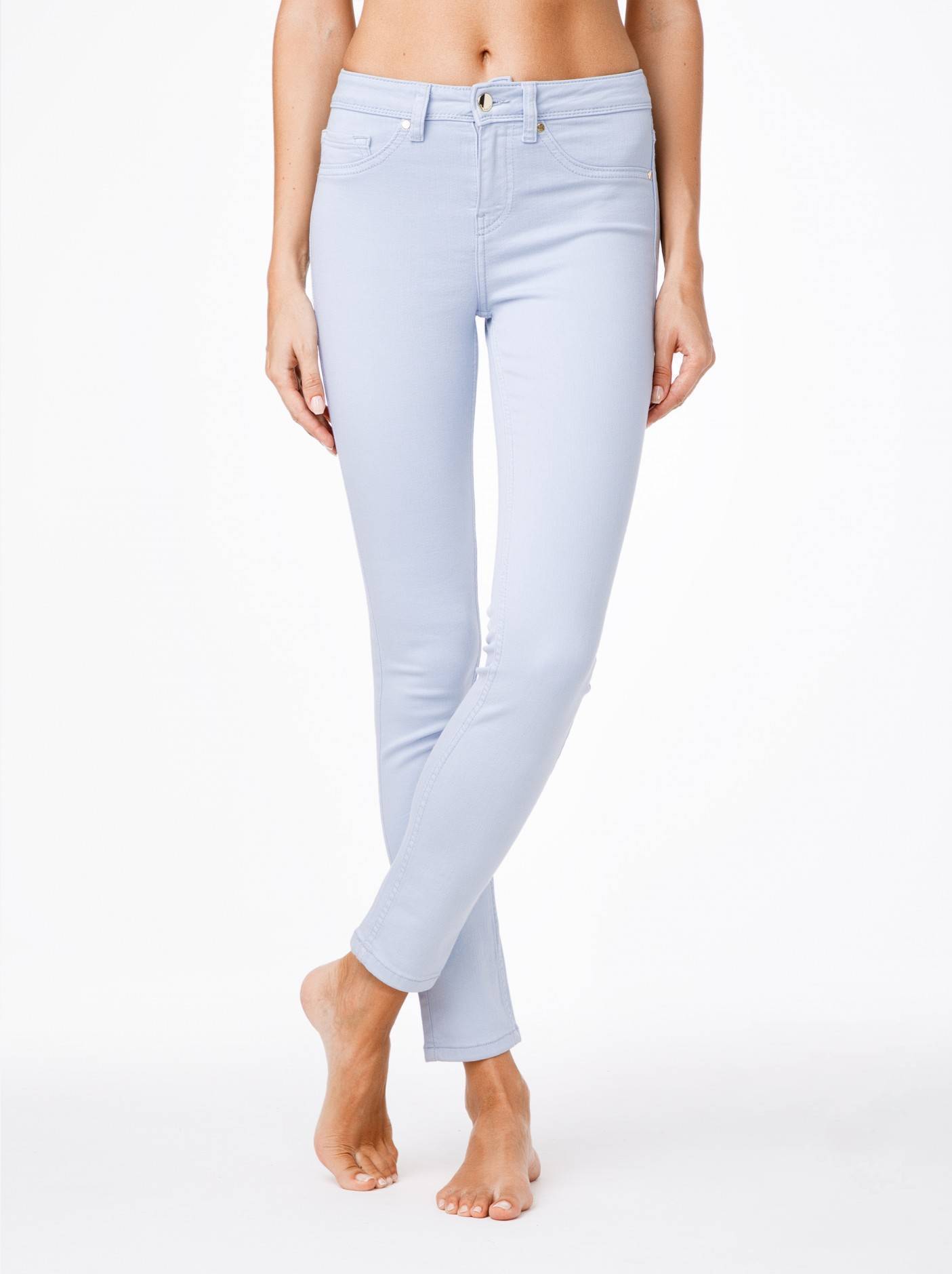 Ультракомфортные моделирующие джинсы CON-38L Lycra® Conte ⭐️, цвет лавандовый, размер 164-102