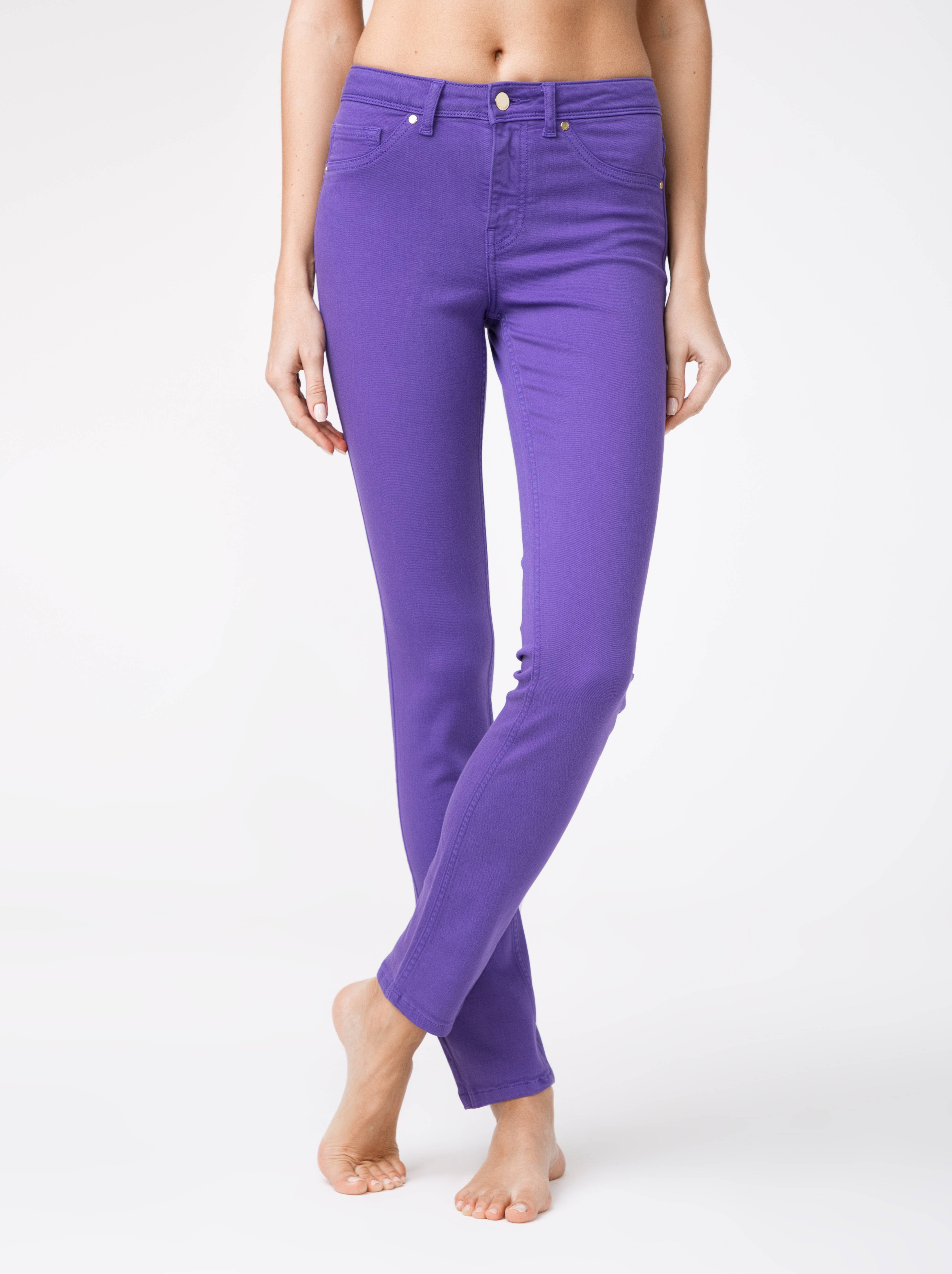 Моделирующие Soft Touch джинсы CON-38V Conte ⭐️, цвет royal violet, размер 164-90