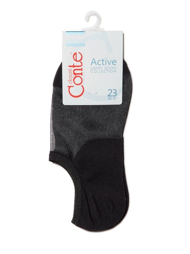 Носки женские хлопковые ACTIVE (ультракороткие) 18С-4СП, р. 36-37, 000 черный - 3
