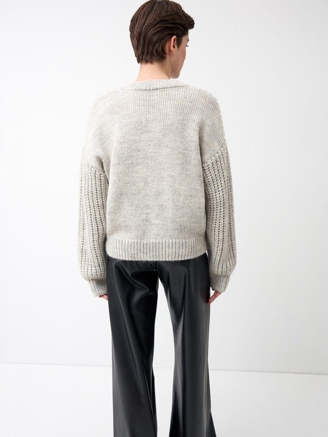 Джемпер женский CE LDK24137 24С-137СП, р.170-84, light gray melange - 2