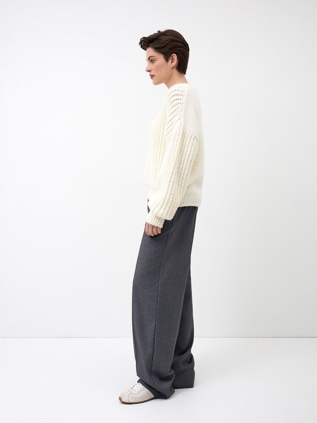 Джемпер женский CE LDK24137 24С-137СП, р.170-84, ecru - 3