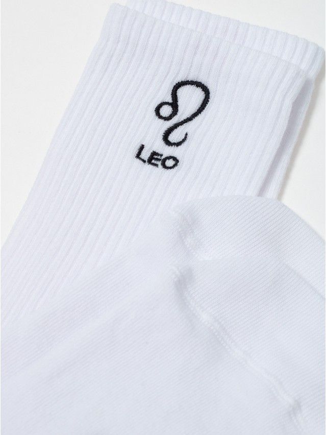 Носки женские хлопковые C FANTASY (с вышивкой) 24С-77СП, р.23-25, 663 белый - 10