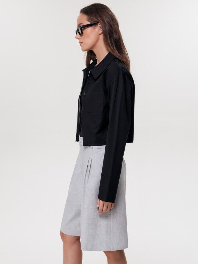 Рубашка женская C LRU 3524, р.170-84-90, black - 3