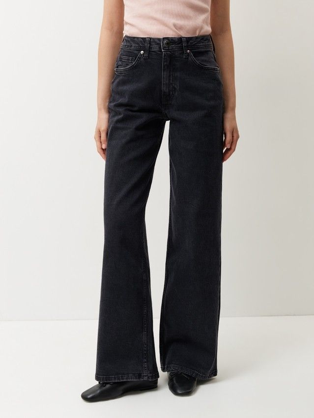 Джинсы жен. C CON-972, р.164-90, washed black - 4