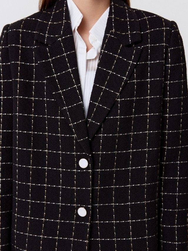 Жакет женский C LJ 3265, р.170-84-90, black-white - 2