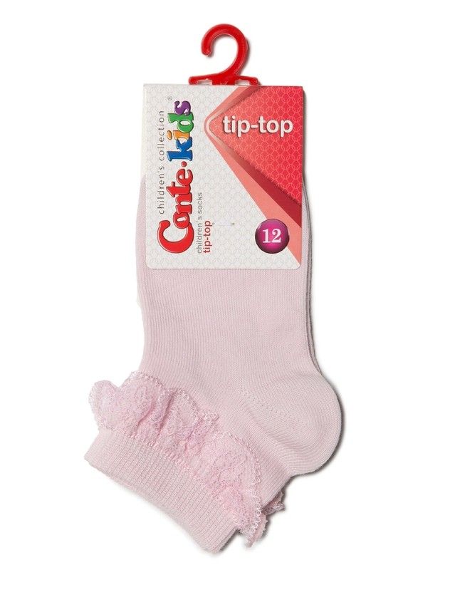 Носки детские TIP-TOP (с кружевной лентой) 7С-11СП, 7С-27СП, р.10, 000 светло-розовый - 2