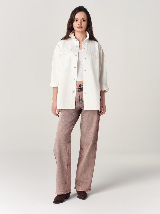 Ветровка джинсовая жен. C CON-924, р.170-84-90, off white - 5