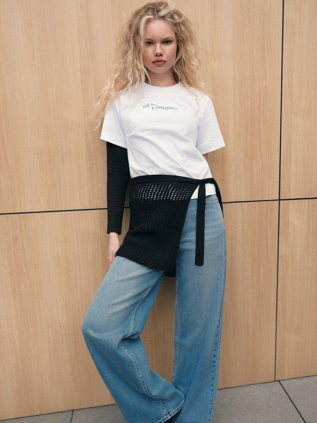 Платок жен. C LDK25195 25С-195СП, р.34*60, black - 2