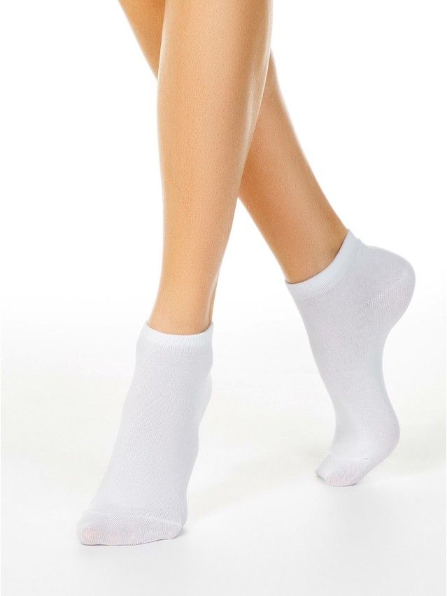 Носки женские хлопковые CE 3DSOCKS (короткие) 24С-3СП, р.23-25, 000 белый - 1