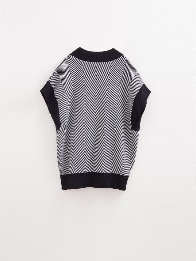 Жилет женский CE LDK2393 23С-93СП, р.170-84, black-white - 5