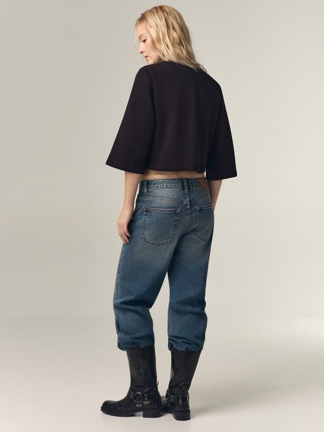 Джемпер жен. C LD 3386, р.170-84, black - 2