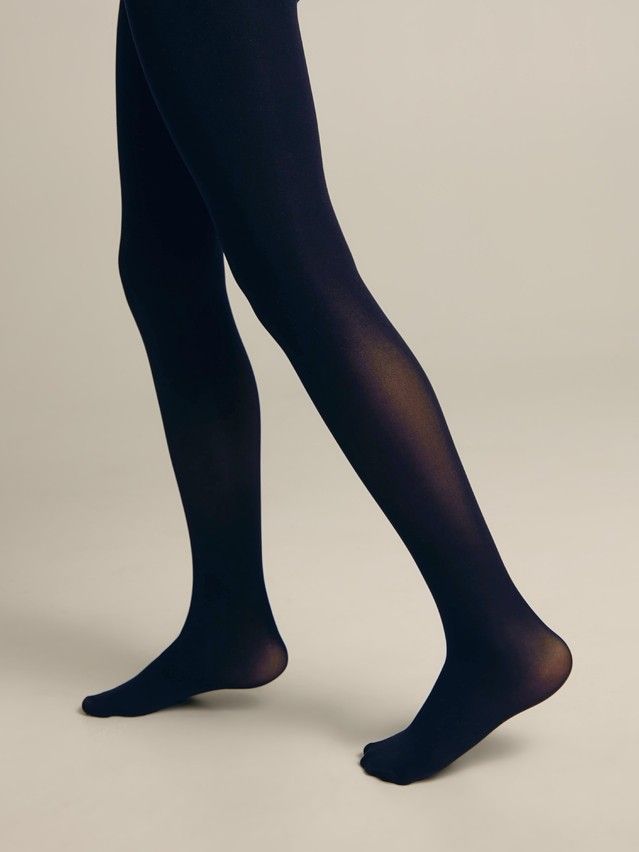 Колготки детские нарядные CE VELOUR 60, р.104-110, marino - 1