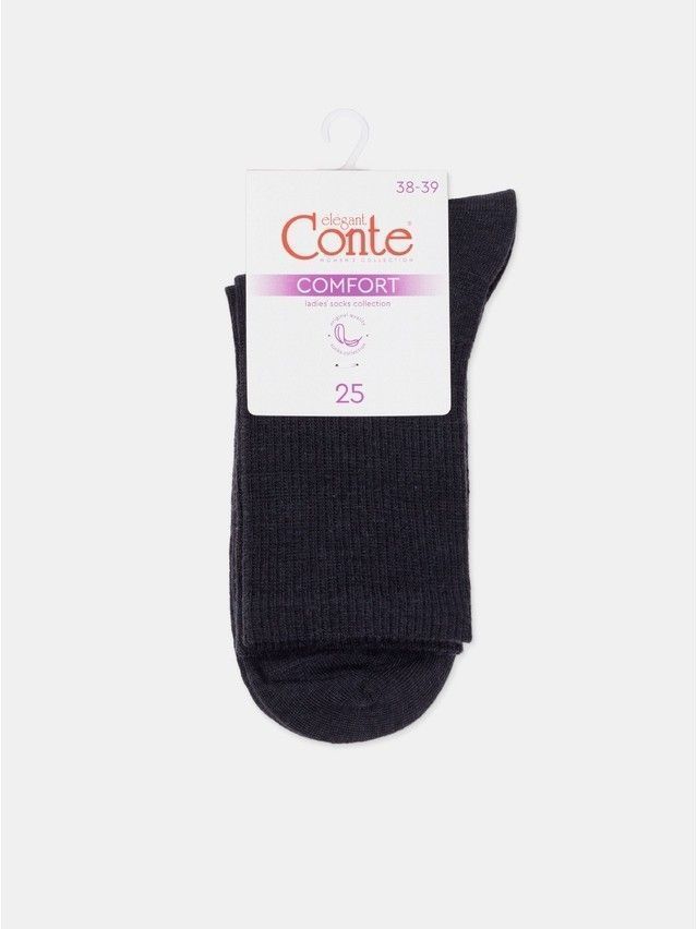 Носки женские CE COMFORT (шерсть) 23С-140СП, р.23-25, 583 темно-серый - 9