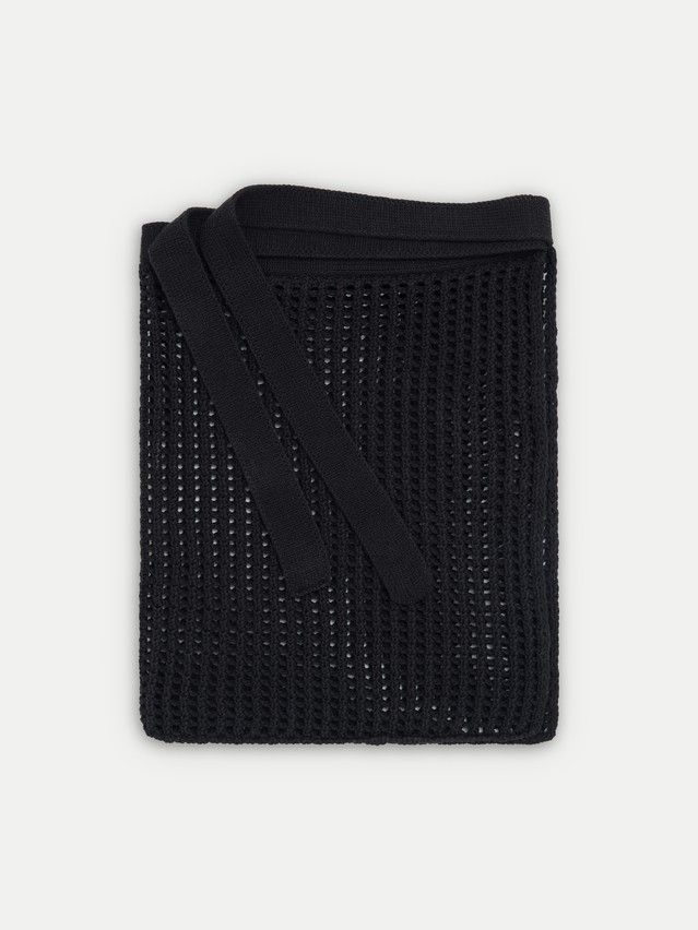 Платок жен. C LDK25195 25С-195СП, р.34*60, black - 6