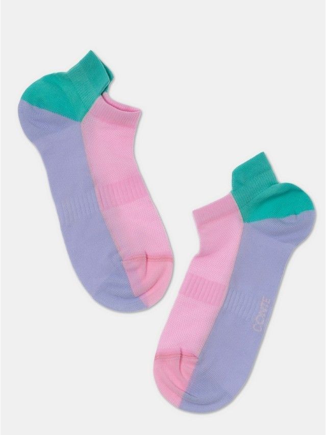 Носки женские хлопковые CE ACTIVE 19С-245СП, р.23, 393 светло-розовый-бледно-фиолетовый - 3