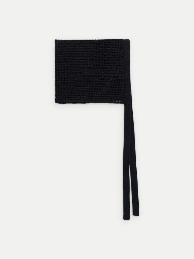 Платок жен. C LDK25195 25С-195СП, р.34*60, black - 7