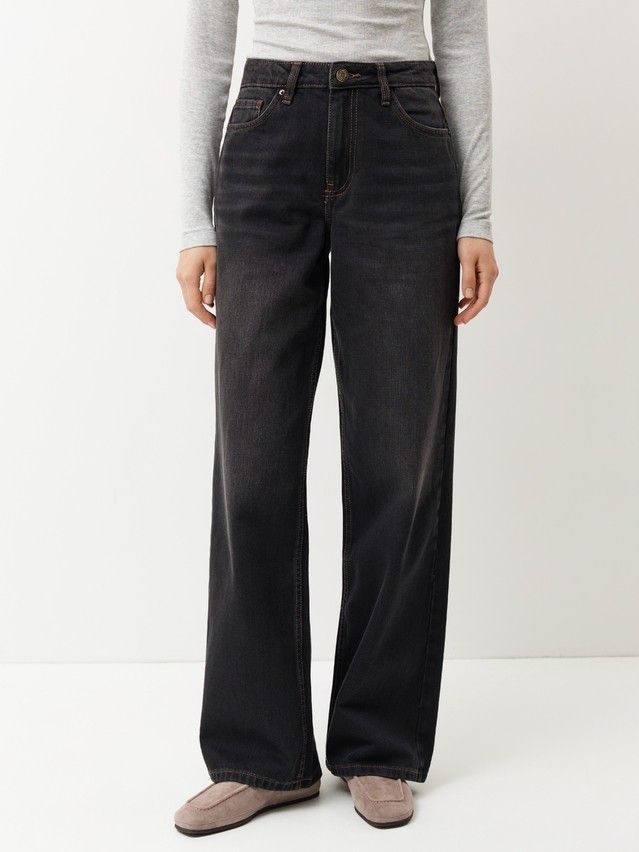 Джинсы жен. C CON-960, р.164-90, washed black - 4