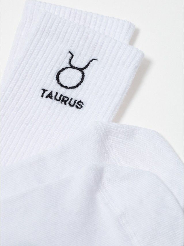 Носки женские хлопковые C FANTASY (с вышивкой) 24С-77СП, р.23-25, 637 белый - 10