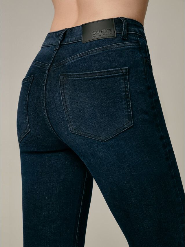 Брюки джинсовые женские CE CON-588, р.170-102, blue black - 8