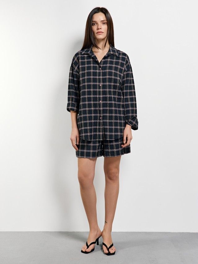 Рубашка женская C LRU 3321, р.170-84-90, black - 1