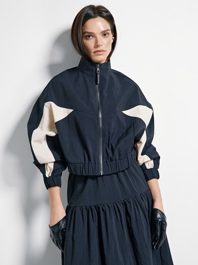 Жакет женский C LJ 3513, р.170-84-90, black-beige - 4