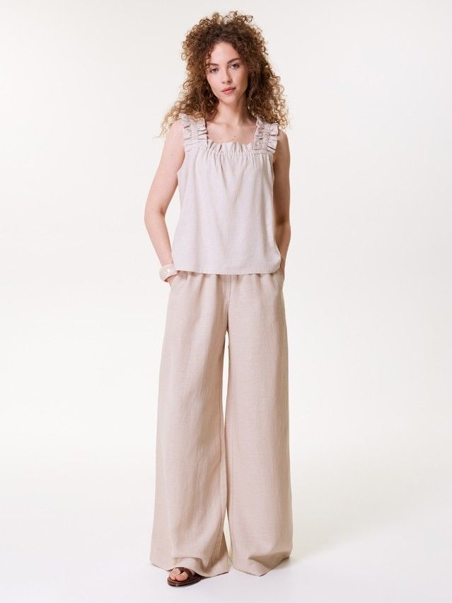 Брюки жен. C LBK 3479, р.170-84-90, beige - 4
