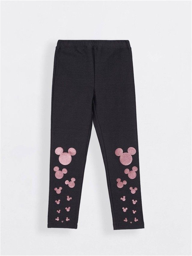Леггинсы для девочек CE DISNEY MICKEY SHINE, р.104,110-56, black-dusty rose - 1