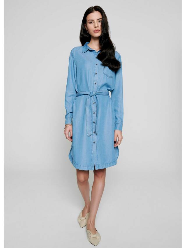 Платье-рубашка AKK 002, р.170-84-90, bleach blue - 1