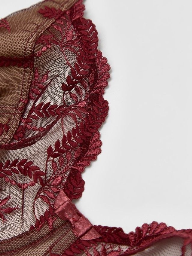 Бюстгальтер CE RENDEZVOUS RB6013, р.80C, бордо с телесным - 2