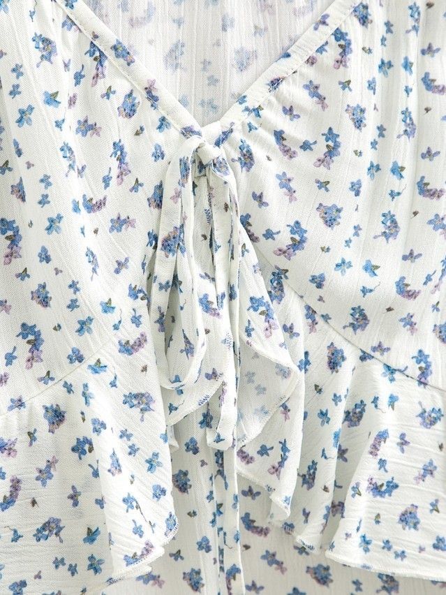 Блузка жен. C LBL 3473, р.170-84-90, white-flowers - 9
