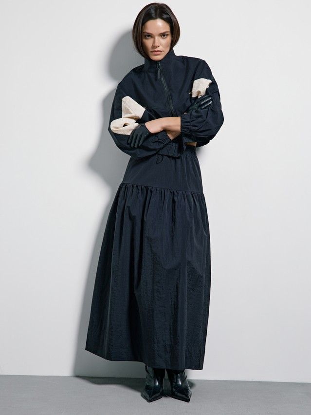 Жакет женский C LJ 3513, р.170-84-90, black-beige - 6