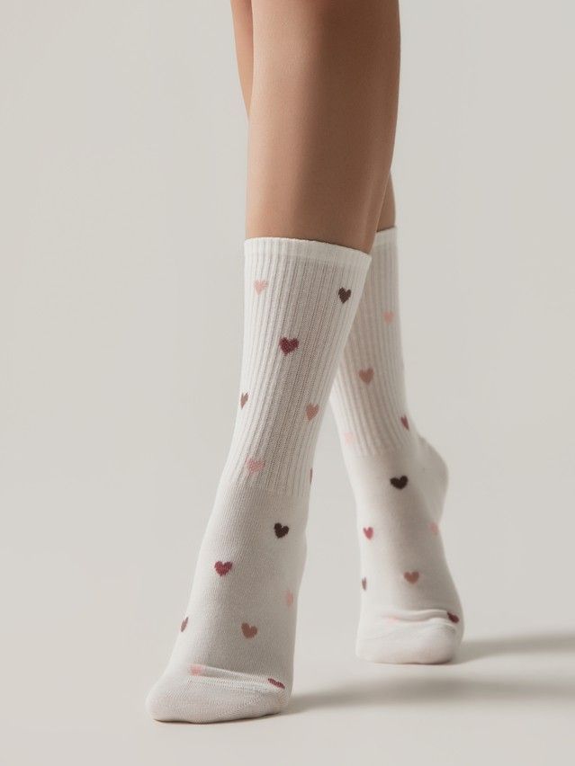 Носки женские хлопковые CE ACTIVE 20С-20СП, р.23-25, 966 молочный - 3