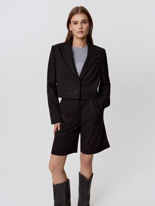 Жакет женский C LJ 3255, р.170-84-90, black - 1