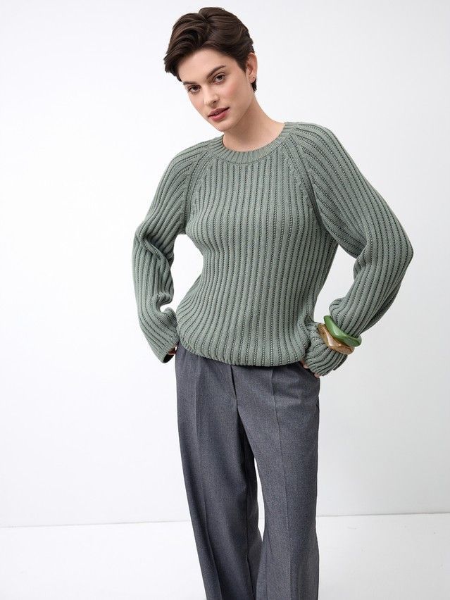 Джемпер женский CE LDK24117 24С-117СП, р.170-84, khaki - 4