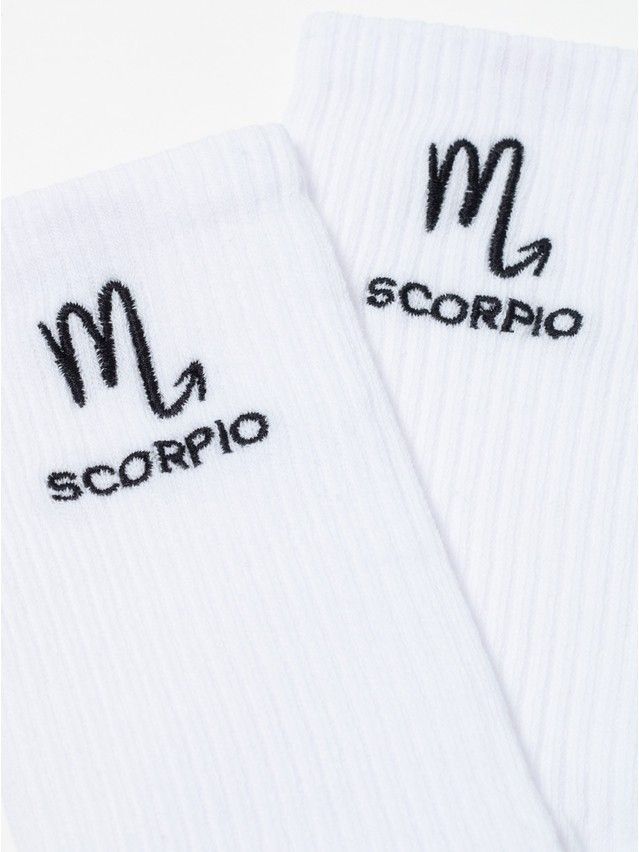 Носки женские хлопковые C FANTASY (с вышивкой) 24С-77СП, р.23-25, 667 белый - 8