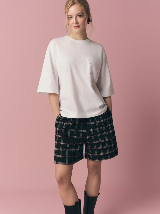 Джемпер женский C LD 3451, р.170-84, white-hearts - 5