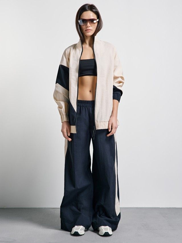 Брюки женские C LBK 3514, р.170-84-90, black-beige - 4