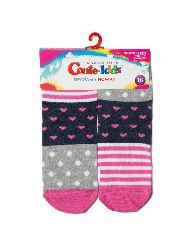 Носки детские Веселые ножки 17С-10СП, р.16, 282 серый-розовый - 2