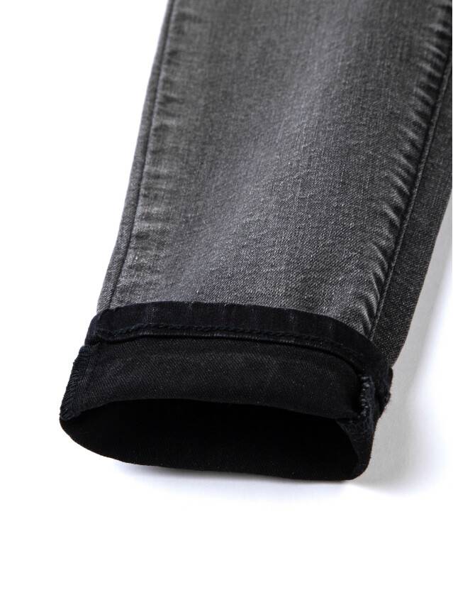 Моделирующие джинсы с эффектом градиента CON-57, р.170-102, черный - 8
