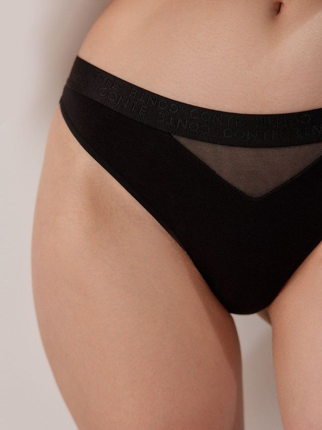 Трусы женские CE DOUBLE CONTE LBR 2261, р.90, black - 3