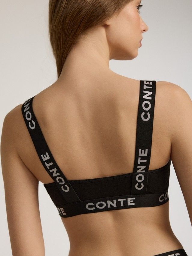 Бюстье женское CE COMFY LINE LBE 2990, р.170-84, black-silver - 2