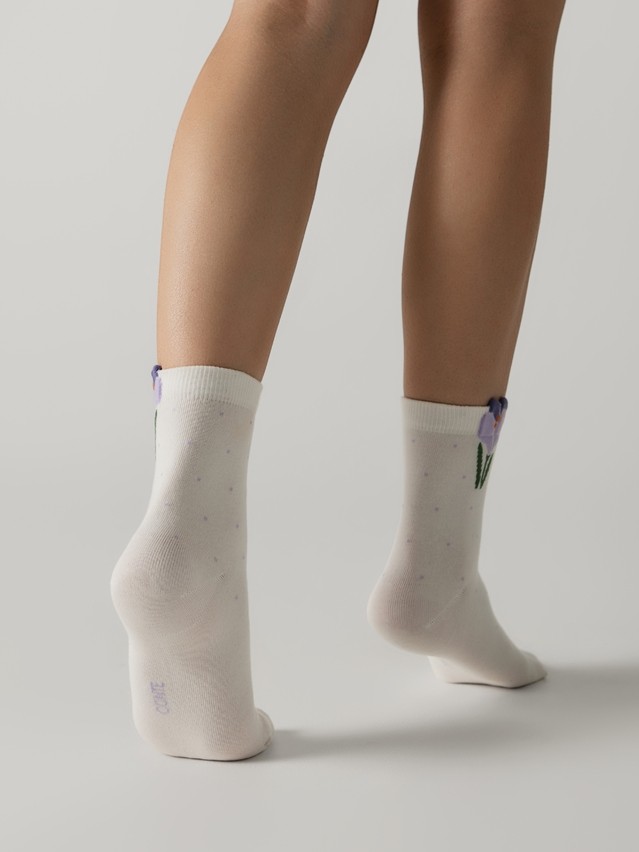 Носки женские хлопковые CE CLASSIC 17С-183СП, р.23-25, 1136 молочный - 4