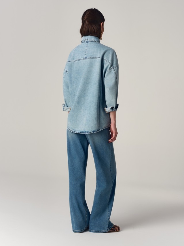 Ветровка джинсовая жен. C CON-925, р.170-84-90, light blue - 2