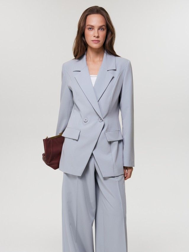 Жакет женский C LJ 3394, р.170-84-90, grey-blue - 4