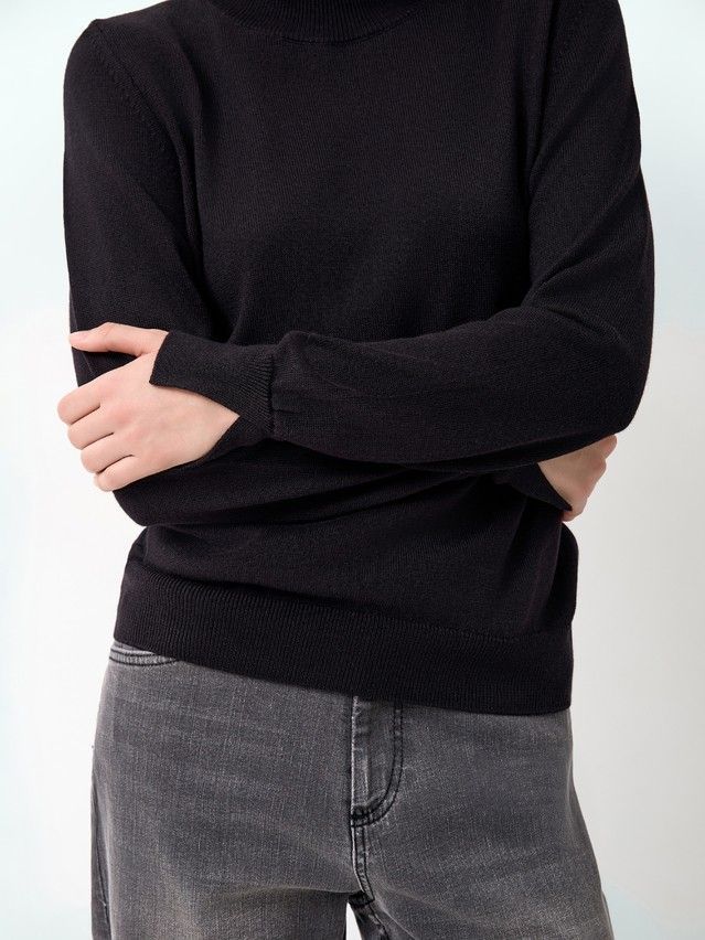 Джемпер женский CE LDK24106 24С-106СП, р.170-84, black - 5